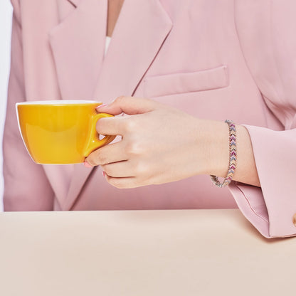[Solara Jewelry]Ornate Sparkling Round Cut Party Bracelet