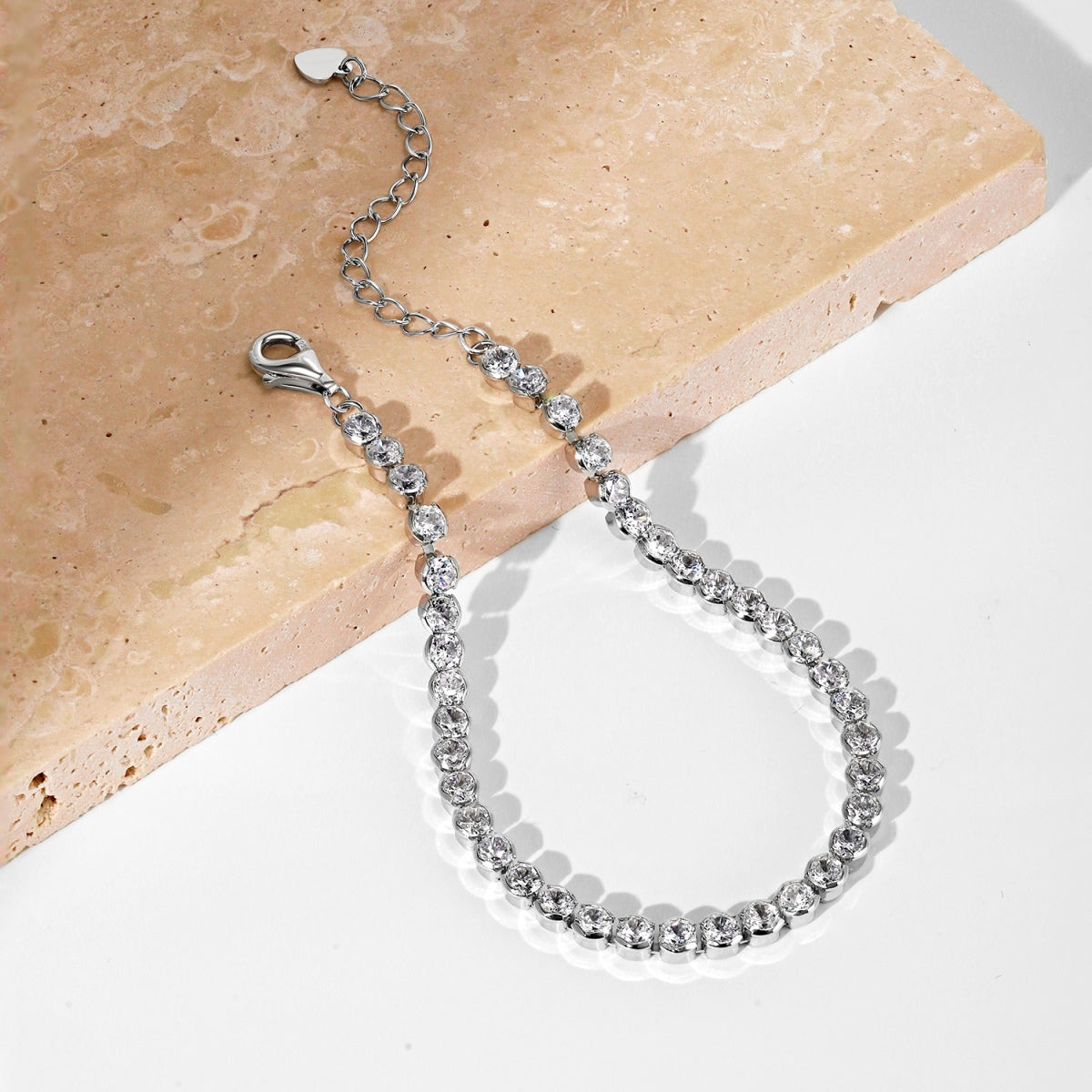 [Solara Jewelry]Dazzling Sparkling Round Cut Daily Bracelet