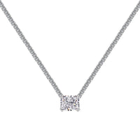 [Solara Jewelry]4.0 Carat Elegant Radiant Cut Necklace