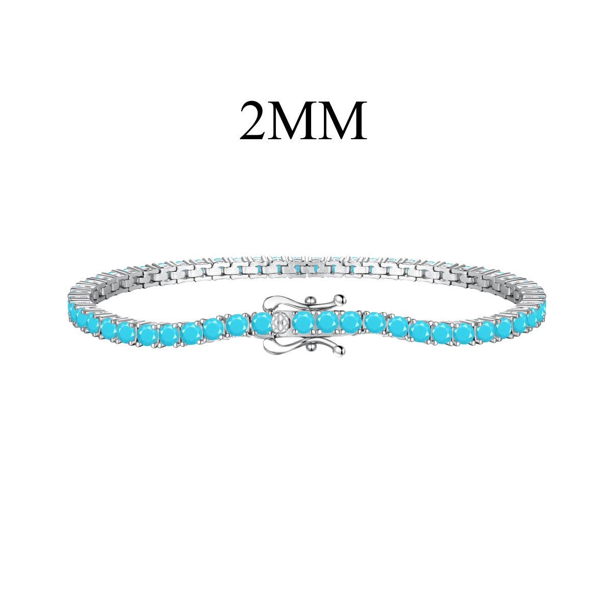 [Solara Jewelry]Dazzling Exquisite Round Cut Daily Bracelet