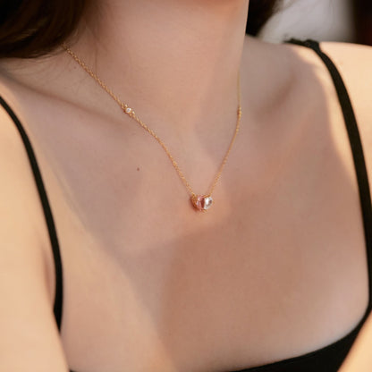 [Solara Jewelry]Unique Heart Shape Necklace