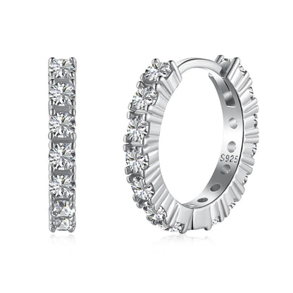 [Solara Jewelry]Radiant Colorful Round Cut Earrings
