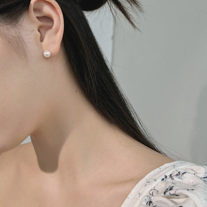 [Solara Jewelry]Delicate Pearl Earrings