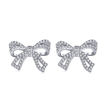 [Solara Jewelry]Dainty Bow Shape Earrings
