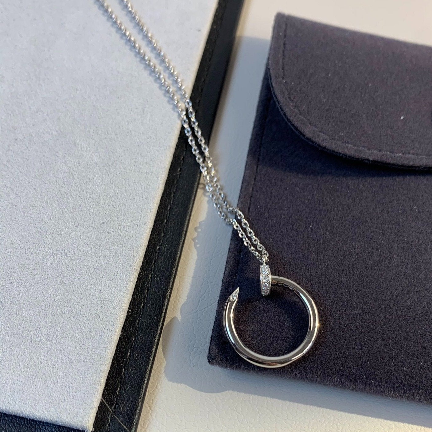 [Solara Jewelry]JUSTE NECKLACE SILVER