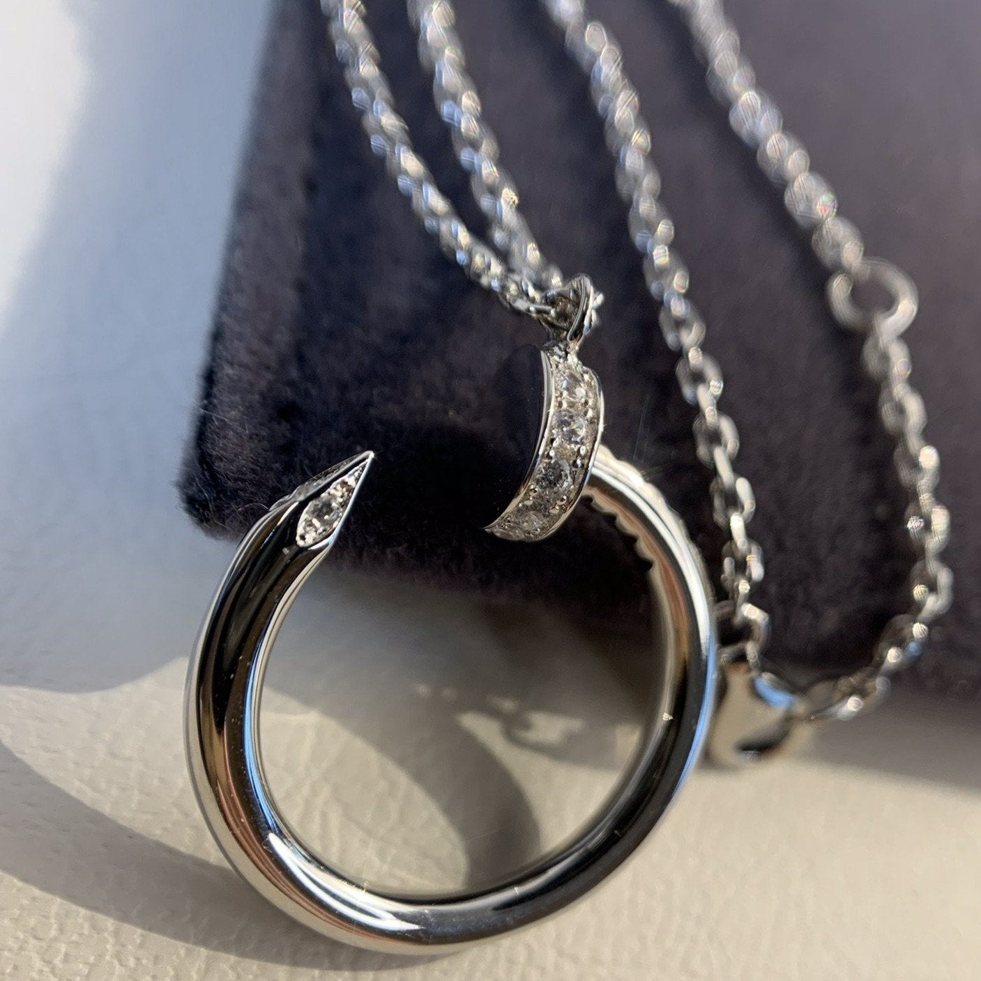 [Solara Jewelry]JUSTE NECKLACE SILVER