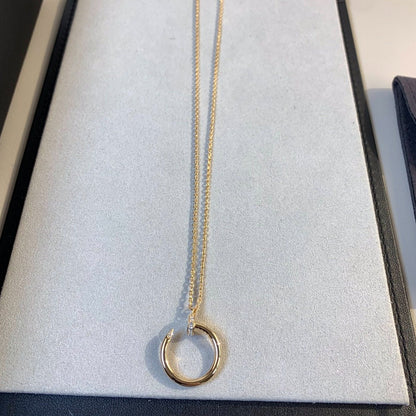 [Solara Jewelry]JUSTE NECKLACE PINK GOLD
