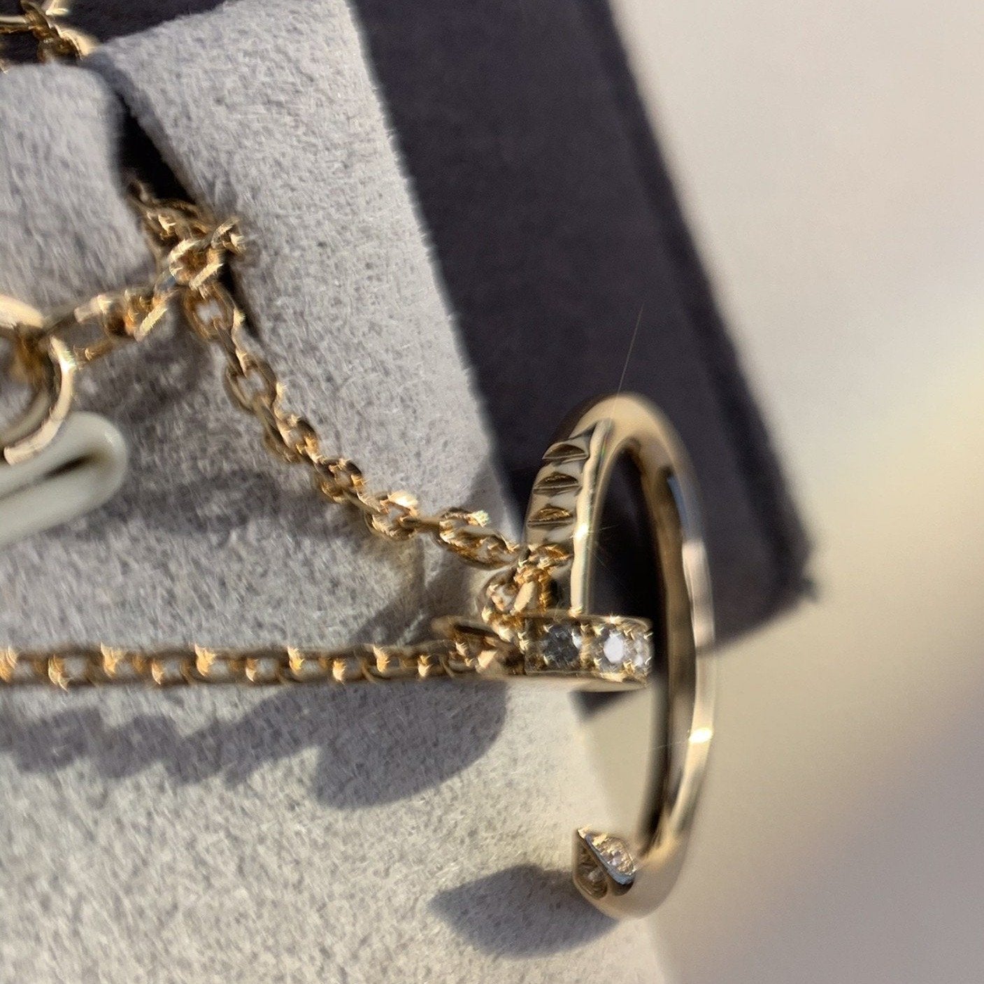[Solara Jewelry]JUSTE NECKLACE PINK GOLD