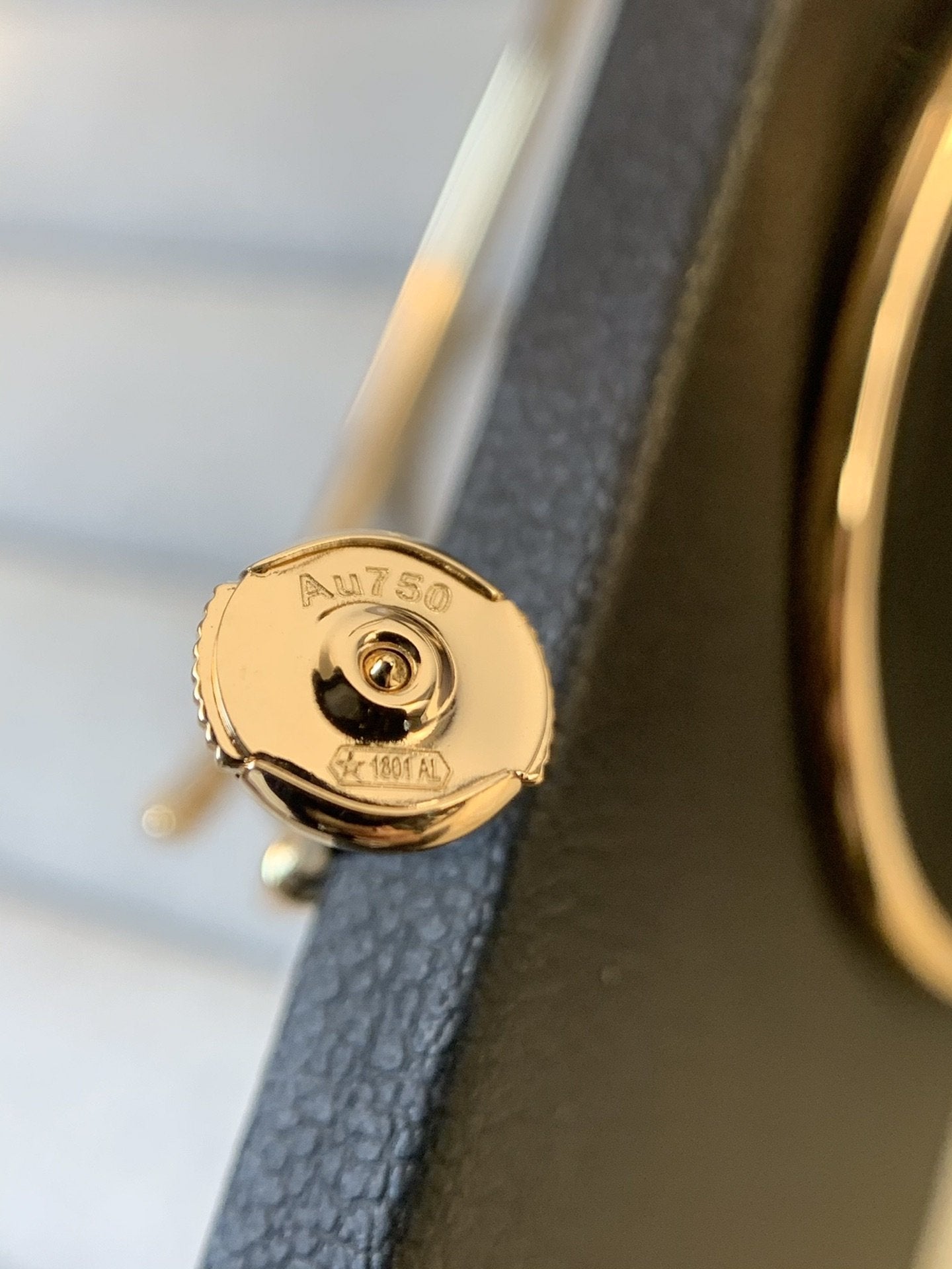 [Solara Jewelry]JUSTE EARRINGS GOLD DIAMONDS 1.8MM