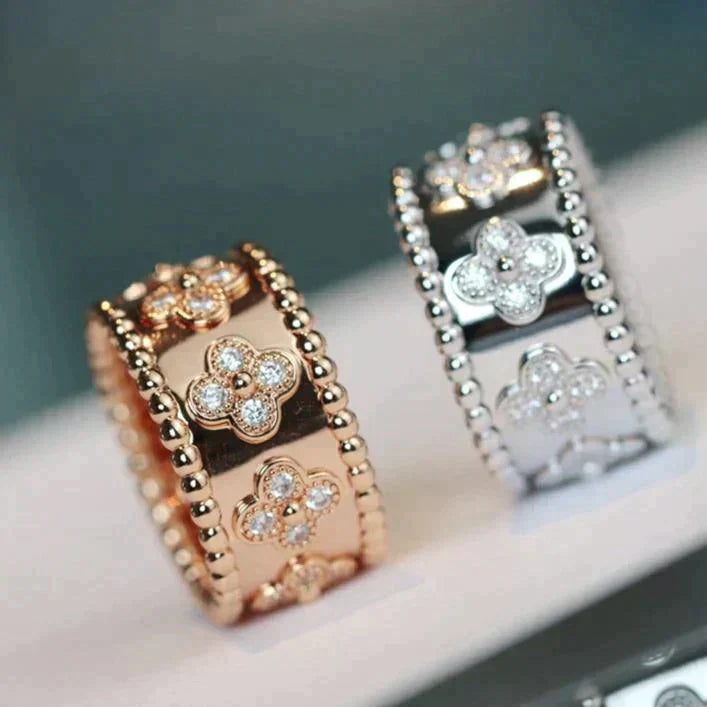 [Solara Jewelry]CLOVER KALEIDOSCOPE RING 10MM