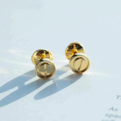 [Solara Jewelry]LOVE EARRINGS GOLD 10MM