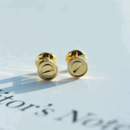 [Solara Jewelry]LOVE EARRINGS GOLD 10MM