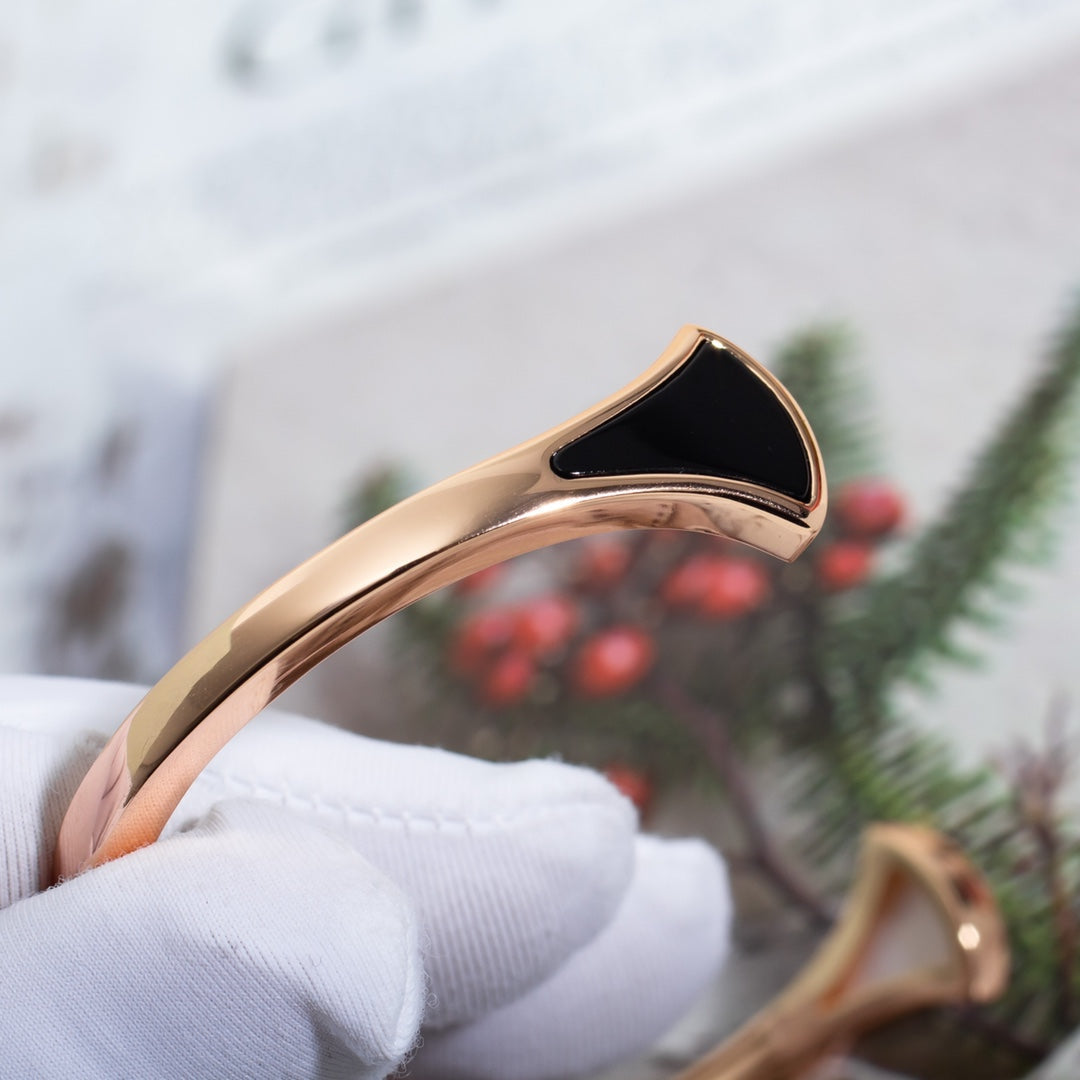 [Solara Jewelry]DREAM BRACELET OPEN PINK GOLD MOP