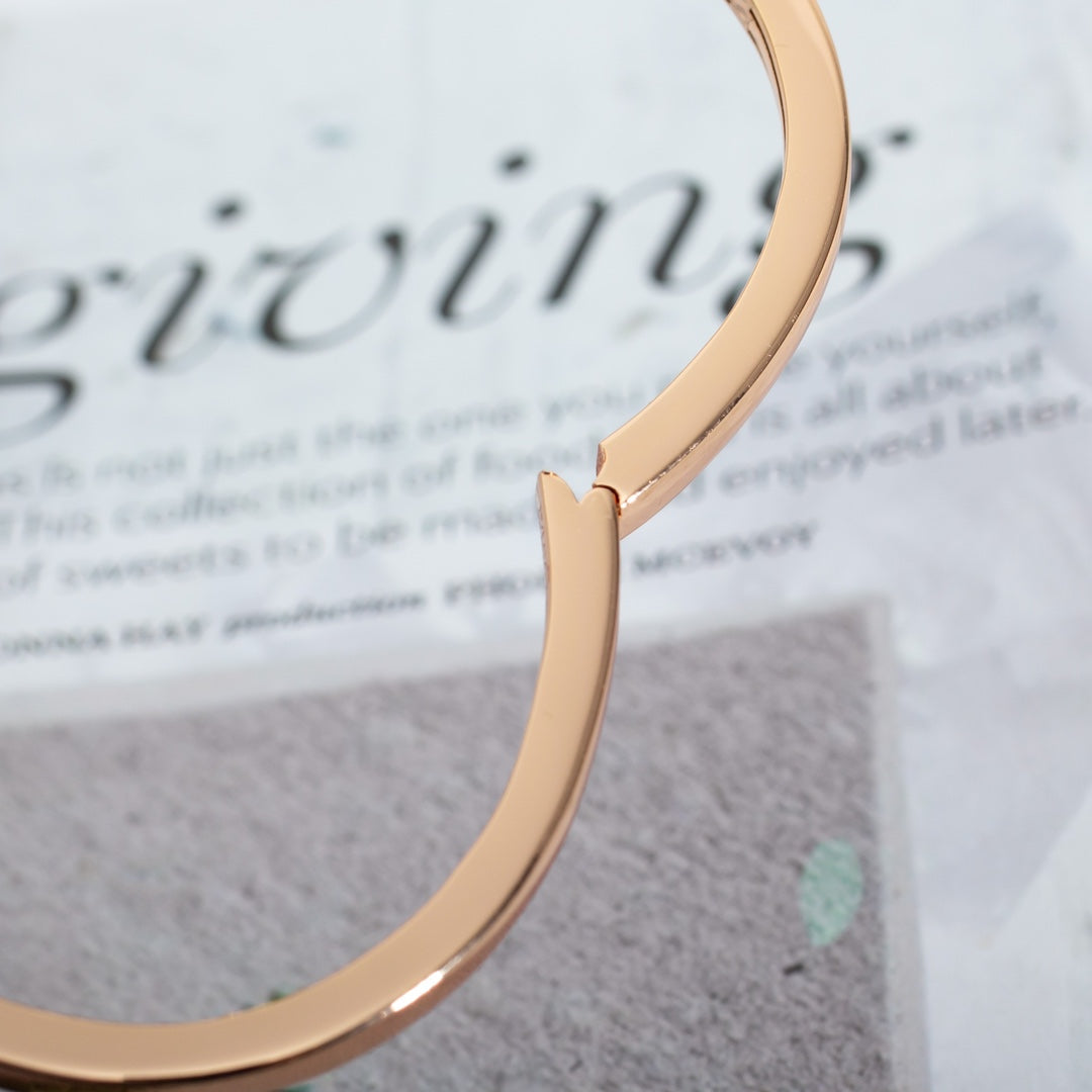 [Solara Jewelry]DREAM BRACELET OPEN PINK GOLD MOP DIAMOND