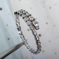 [Solara Jewelry]SERPENTI BRACELET 6MM SILVER DIAMOND