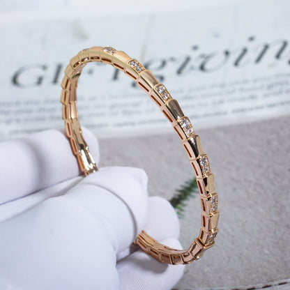 [Solara Jewelry]SERPENTI BRACELET PINK GOLD DIAMOND