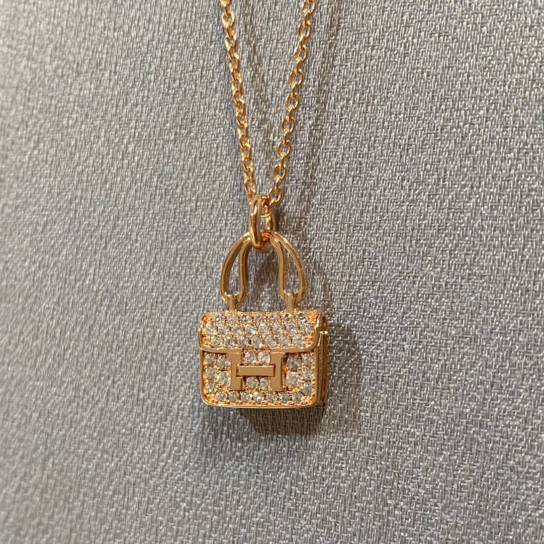 [Solara Jewelry]CONSTANCE PEDANT DIAMOND NECKLACE