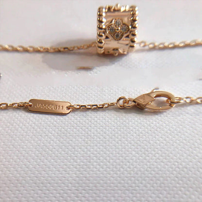 [Solara Jewelry]PERLEE PEDANT NECKLACE GOLD / ROSE GOLD