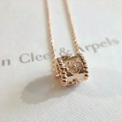 [Solara Jewelry]PERLEE PEDANT NECKLACE GOLD / ROSE GOLD