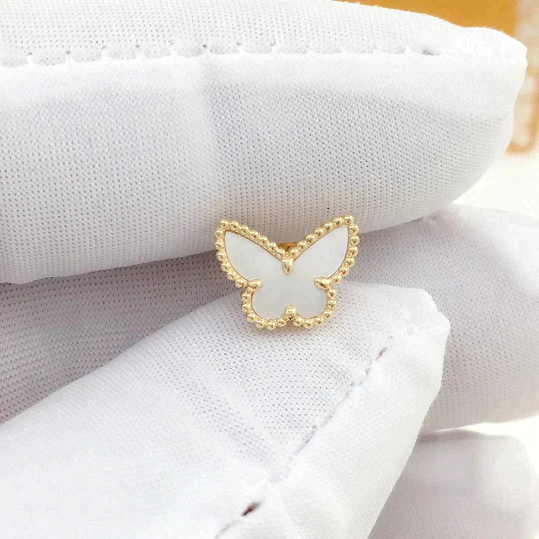 [Solara Jewelry]SWEET BUTTERFLY MOP EARSTUDS