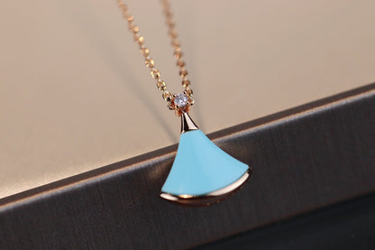 [Solara Jewelry]DREAM NECKLACE TURQUOISE PINK GOLD