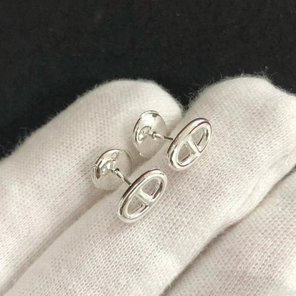 [Solara Jewelry]CHAINE SMALL EARRINGS GOLD AND SILVER