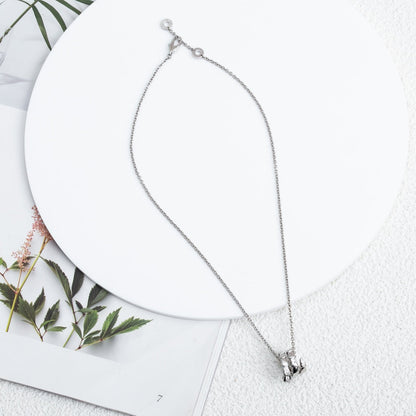 [Solara Jewelry]SERPENTI SILVER NECKLACE DIAMOND