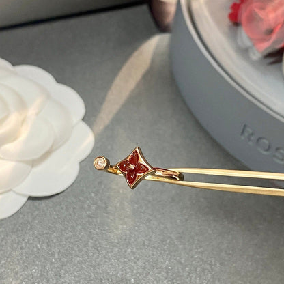 [Solara Jewelry]STAR 1 DIAMOND OPEN RING