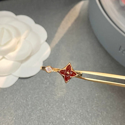 [Solara Jewelry]STAR 1 DIAMOND OPEN RING