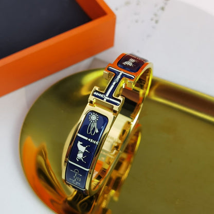 [Solara Jewelry]H COUVERTURES DARK BLUE BRACELET