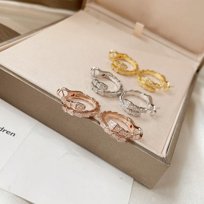 [Solara Jewelry]SERPENTI EARRINGS DIAMOND