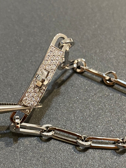 [Solara Jewelry]CHAINE BRACELET SMALL MODEL DIAMOND