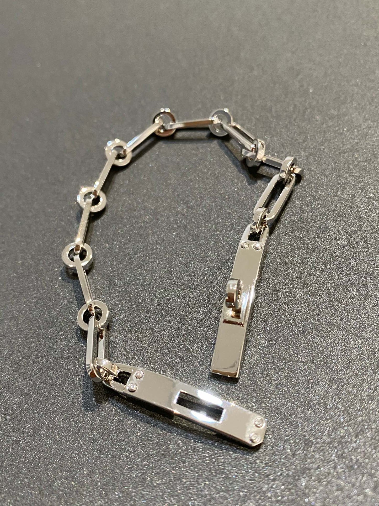 [Solara Jewelry]CHAINE BRACELET SMALL MODEL DIAMOND