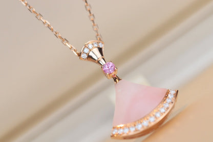 [Solara Jewelry]DREAM NECKLACE PINK MOP DIAMOND