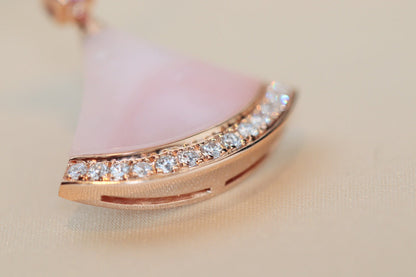 [Solara Jewelry]DREAM NECKLACE PINK MOP DIAMOND