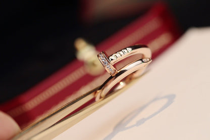 [Solara Jewelry]JUSTE RING 2.65MM PINK GOLD DIAMOND