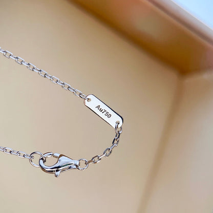 [Solara Jewelry]CLOVER DIAMOND NECKLACE SILVER