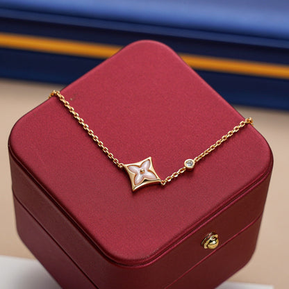 [Solara Jewelry]STAR 1 DIAMOND PINK GOLD BRACELET