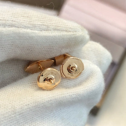 [Solara Jewelry]DREAM EARRINGS 3 MOTIFS ONYX MOP PINK GOLD