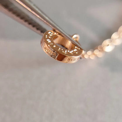 [Solara Jewelry]ZERO 1 NECKLACE PINK GOLD