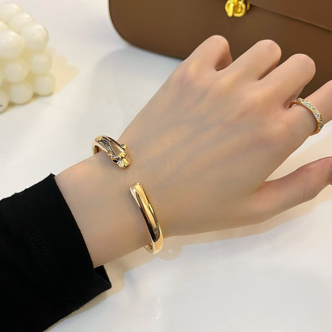 [Solara Jewelry]PANTHERE GOLD OPEN BRACELET
