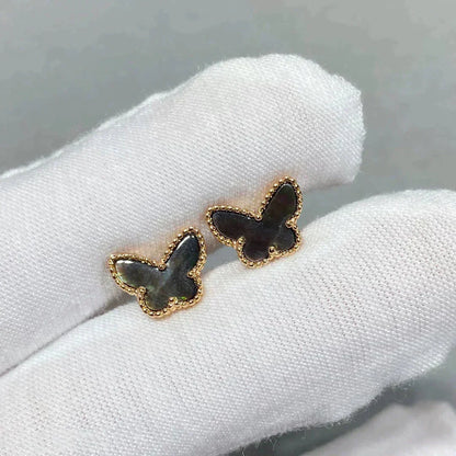 [Solara Jewelry]BUTTERFLY DARK MOP  EARRINGS