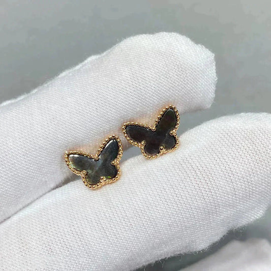 [Solara Jewelry]BUTTERFLY DARK MOP  EARRINGS