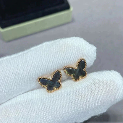 [Solara Jewelry]BUTTERFLY DARK MOP  EARRINGS