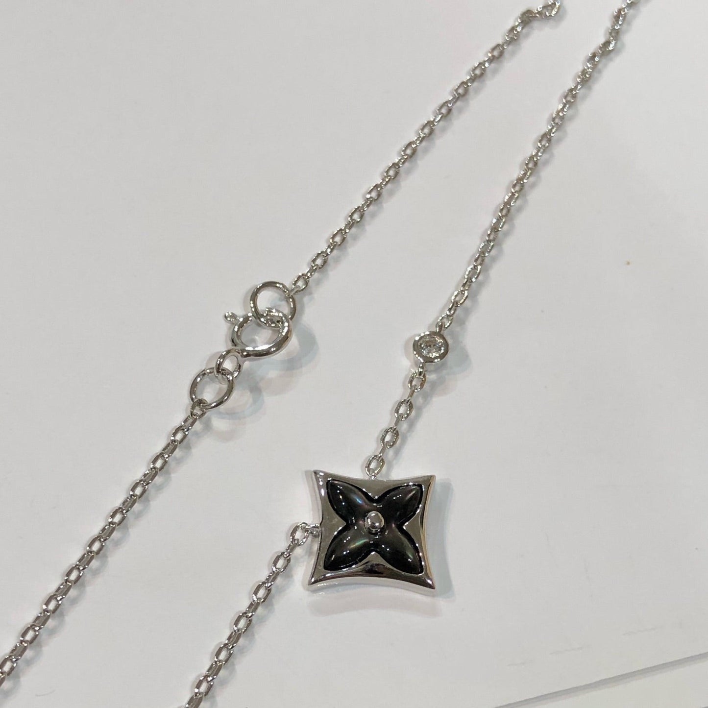 [Solara Jewelry]STAR BLACK MOP NECKLACE