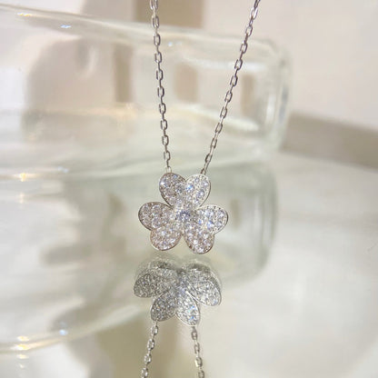 [Solara Jewelry]FLOWER DIAMOND NECKLACE