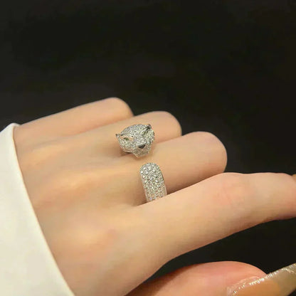 [Solara Jewelry]PANTHERE 5.5MM ALL DIAMOND RING
