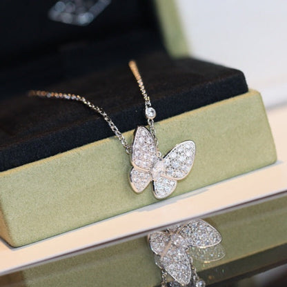 [Solara Jewelry]BUTTERFLY DIAMOND NECKLACE