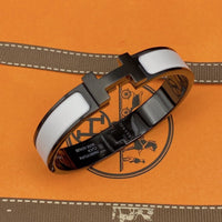 [Solara Jewelry]H BRACELET 12MM BLACK WHITE CERAMIC