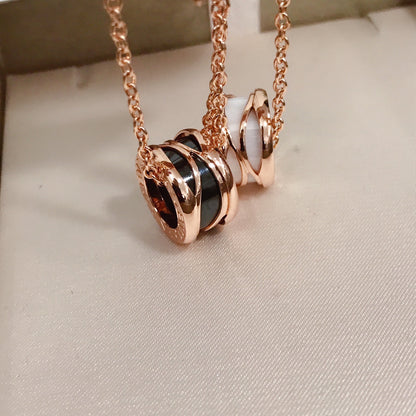 [Solara Jewelry]ZERO 1 FOUR BAND PINK GOLD CERAMIC